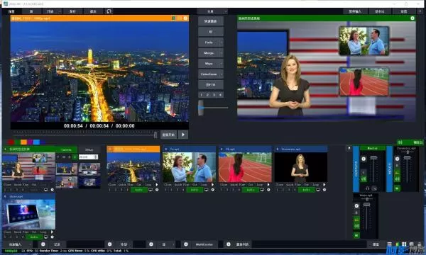 vMix 25：全功能LED大屏直播和推流解决方案
